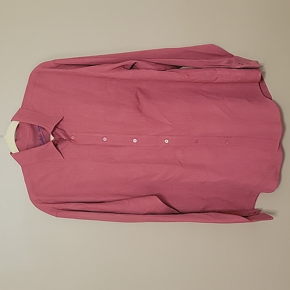 Bugatchi uomo mens button down casual/dress shirt, size L